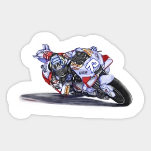 Drawing/Sketching MotoGP Team No 73 Alex Marquez Sticker